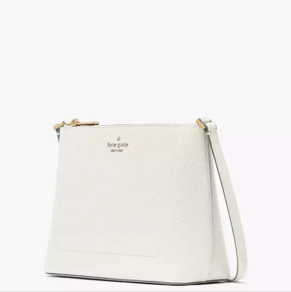 🎉 KATE SPADE LEILA MED CROSSBODY - Meringue 🌸 Free Ship - Picture 2 of 12